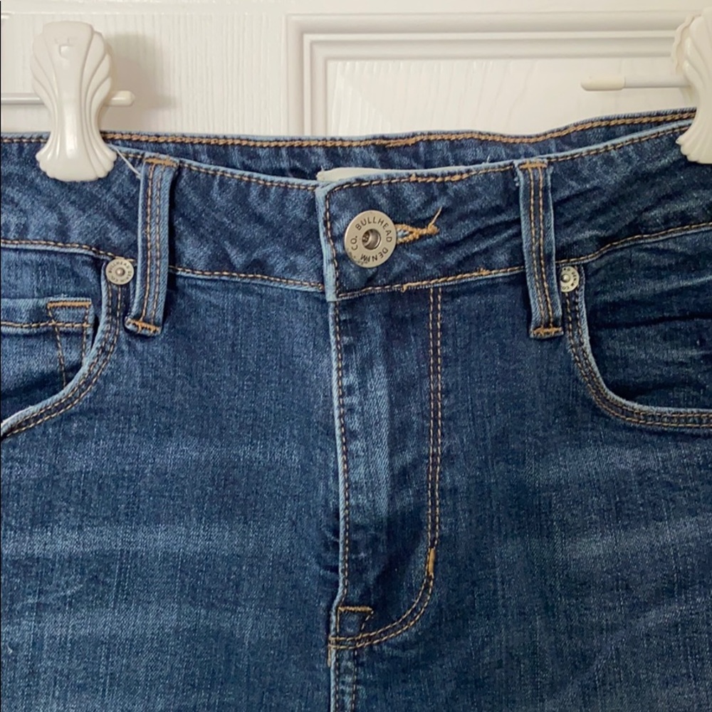 High Rise Medium-Dark Wash Jeans
